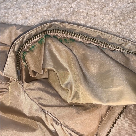 Tan LOFT Puffer Vest with Pockets - Picture 5 of 6